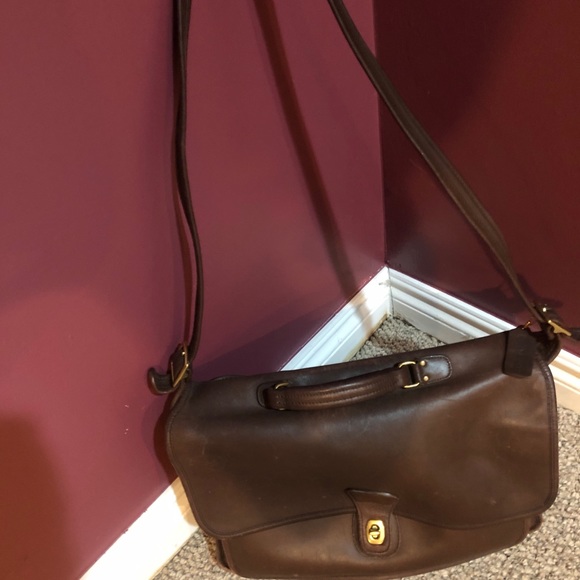 Authentic Coach Leather Briefcase - Picture 2 of 3